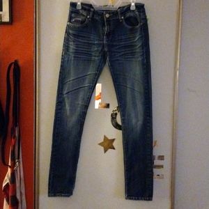 Mid rise skinny jeans